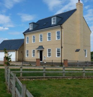 Newly build house in Cambridgeshire