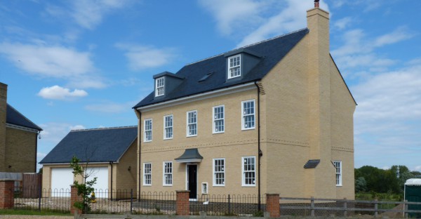 Newly build house in Cambridgeshire