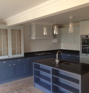 Newly installed kitchen by a building contractor