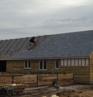 Roofing on a new build